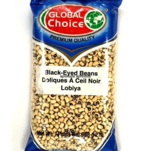 GLOBAL CHOICE - BLACK EYED BEANS - 2LB