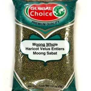 GLOBAL CHOICE - MOONG WHOLE DAAL GREEN - 4LB