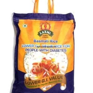 LAXMI - BASMATI RICE LOWER GI VALUE RICE FOR PEOPLR WITH DIABETES - 10LB